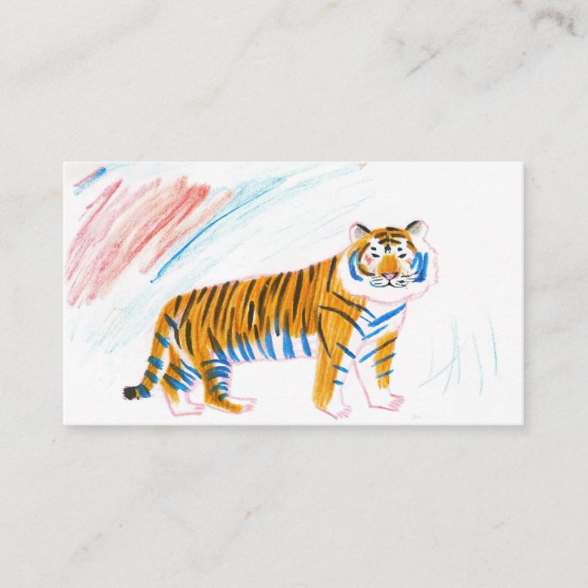 Paper tiger business card (Front)