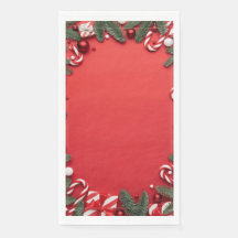 Paper Towel "Red & Sugar Cane"