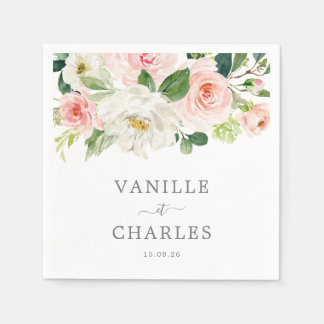 Paper Towel Wedding Towel With Flowers Napkin