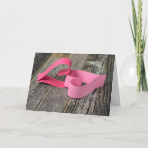 paper valentine hearts holiday card