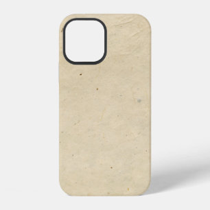Paper white grey handmade iPhone 12 case