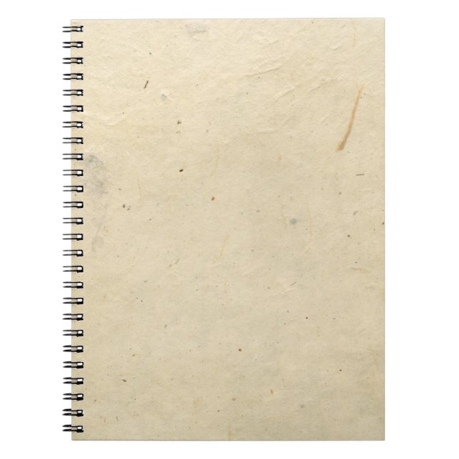 Paper white grey handmade notebook (Front)