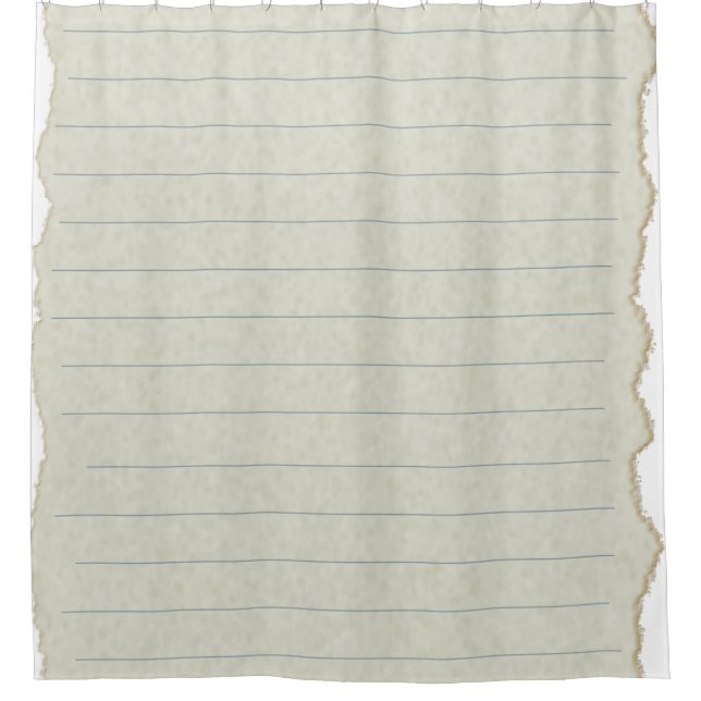 Paper write texture lines template shower curtain (Front)
