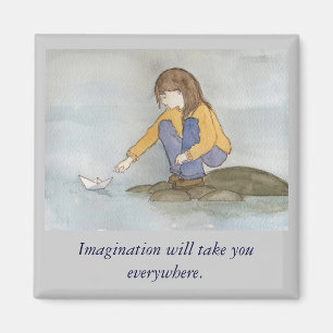 Paperboat magnet