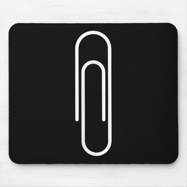 Paperclip, Funny, Jokes, Sarcastic  Mouse Mat (Front)