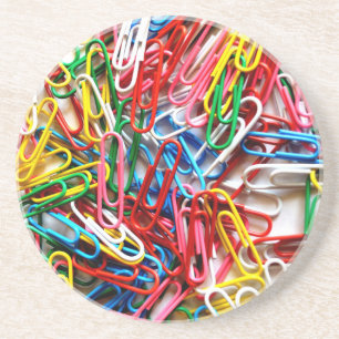 Paperclip Rainbow Coaster