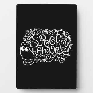 Papercut Halloween Spooky Halloween Plaque