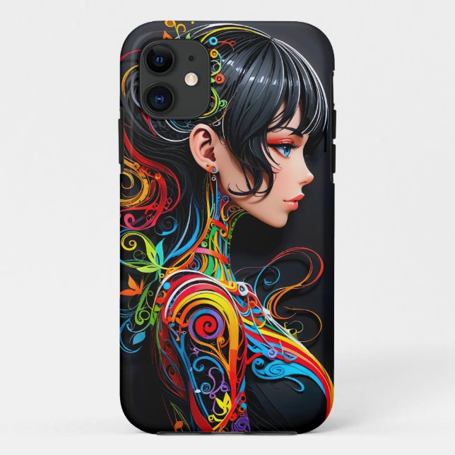 Papercut Pop Art Beauty ( 1 ) Case-Mate iPhone Case (Back)