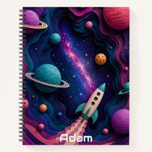 Papercut Space Adventure Notebook
