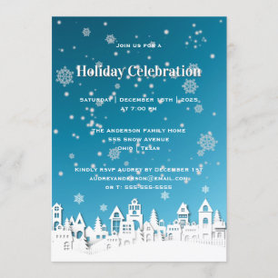 Papercut The Night Before Christmas   Holiday Invitation