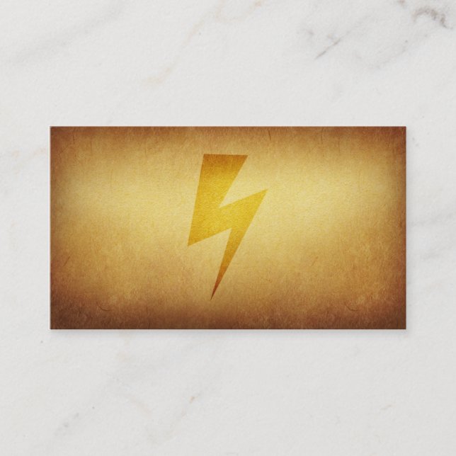 Papered Archive Lightning Fast Business Card (Front)