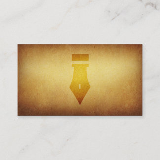 Papered Archive Writers Pen Business Card