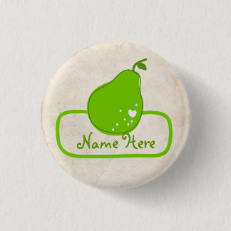 PaperFruit Pear Name Badge