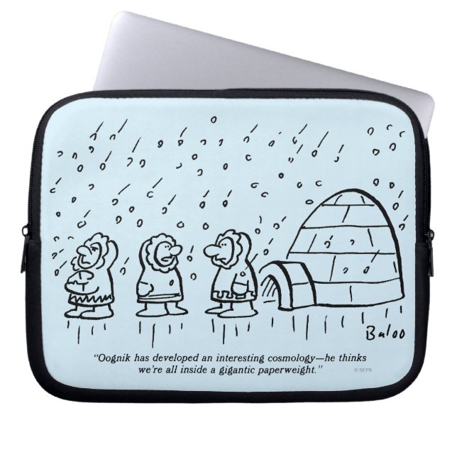 Paperweight Laptop Sleeve (Front)