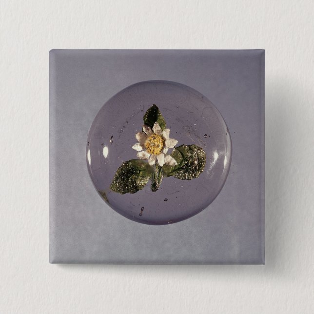 Paperweight, Pantin Workshop, c.1850 15 Cm Square Badge (Front)