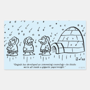 Paperweight Rectangular Sticker