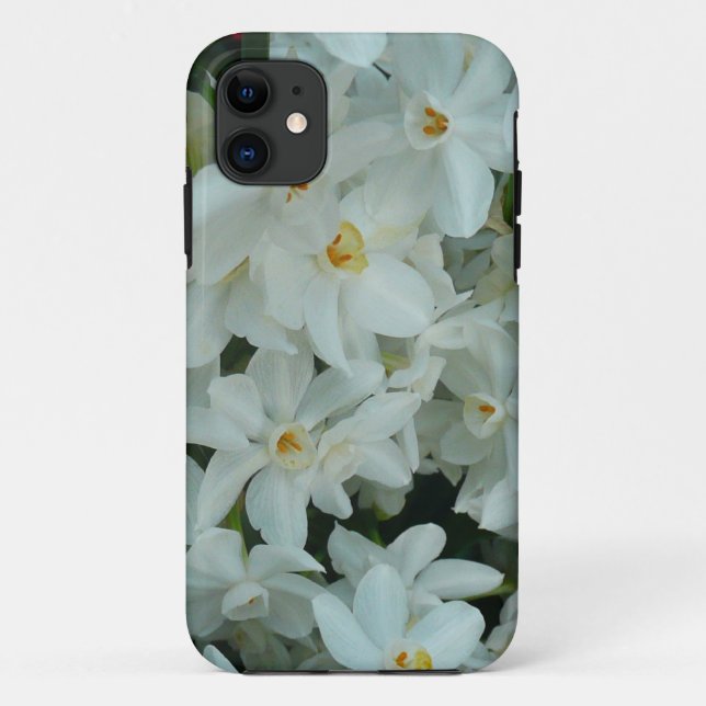 Paperwhite Narcissus Delicate White Flowers Case-Mate iPhone Case (Back)