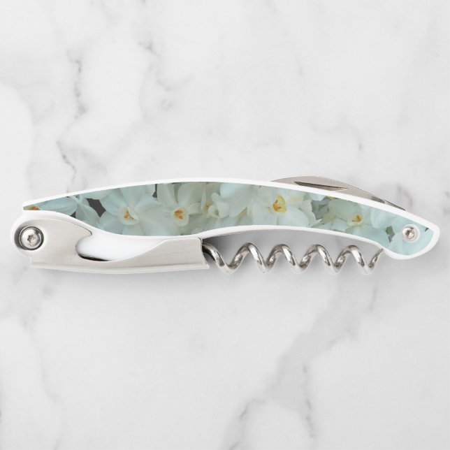 Paperwhite Narcissus Delicate White Flowers Corkscrew (Front)