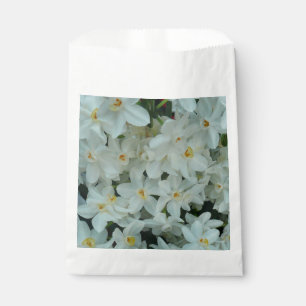 Paperwhite Narcissus Delicate White Flowers Favour Bags