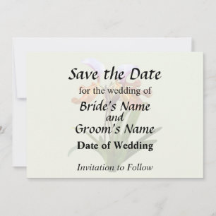 Paphiopedilum Orchids Intertwined Save The Date