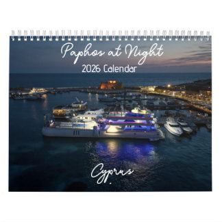 Paphos at Night 2026 Calendar by PaphosLife