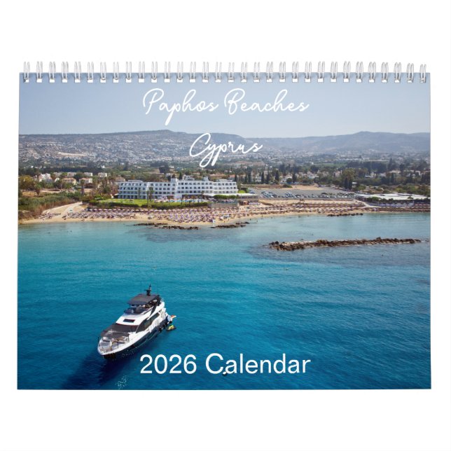 Paphos Beaches Calendar by PaphosLife (Cover)