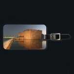 Paphos Castle and reflections at Sunset Luggage Tag<br><div class="desc">Using our original photographs of Paphos,  Cyprus we create keepsakes and souvenirs to remind you of your holiday.</div>