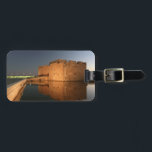 Paphos Castle and reflections at Sunset Luggage Tag<br><div class="desc">Using our original photographs of Paphos,  Cyprus we create keepsakes and souvenirs to remind you of your holiday.</div>