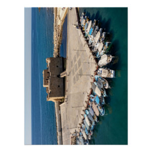 Paphos Castle & Harbour - original image Poster