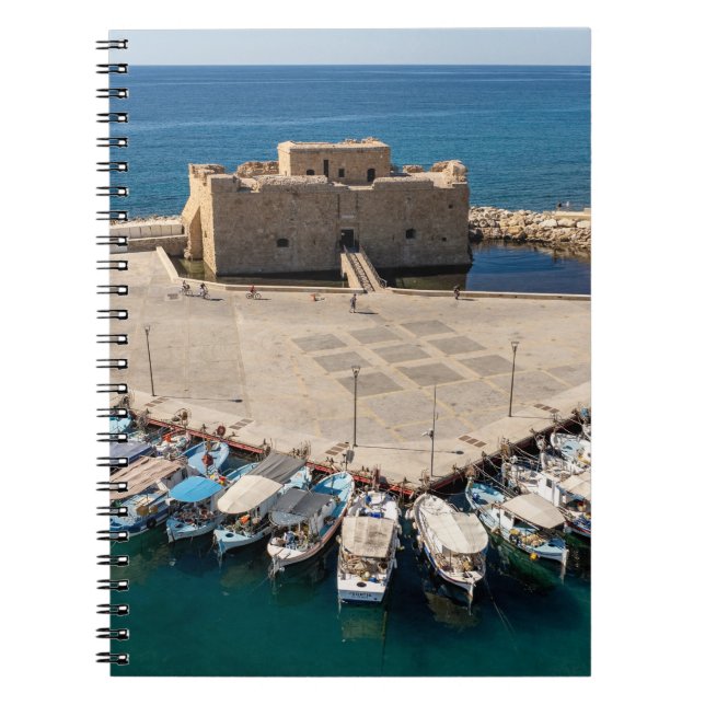 Paphos Castle & Harbour - original photograph Notebook (Front)