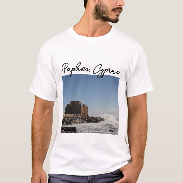 Paphos Castle stormy T-Shirt (Front)