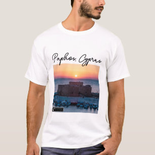 Paphos Castle Sunset and Signature T-Shirt