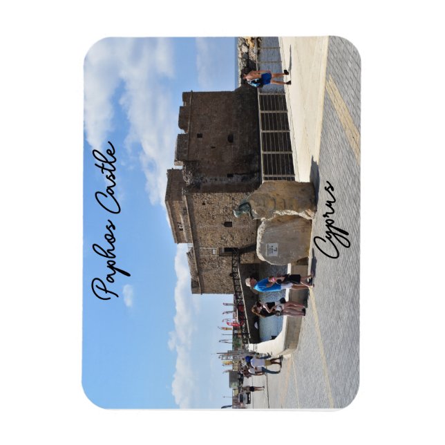 Paphos Castle view by PaphosLife Magnet (Vertical)