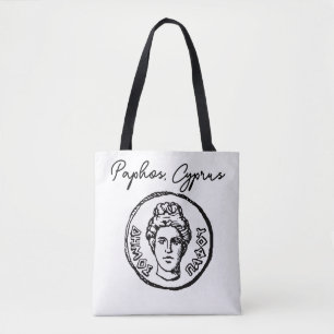 Paphos, Cyprus logo  Tote Bag