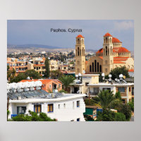 Paphos, Cyprus scenic view,
