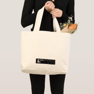 Paphos Life Logo Large Tote Bag