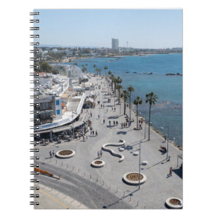 Paphos Sea Front Walk by drone Notebook