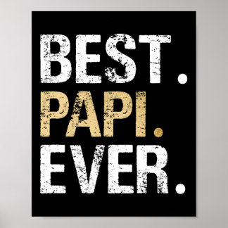Papi Gift From Granddaughter Grandson Best Papi Poster