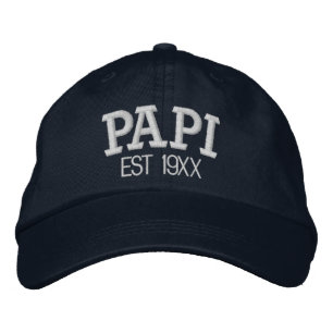 Papi Personalized Father's Day Gift Custom Text Embroidered Hat