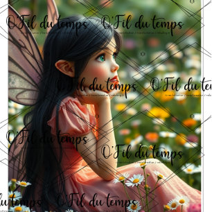 Papier Mousseline Magical Fairy Princess Decoupage Tissue Paper