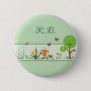 Papierfrühling 6 Cm Round Badge