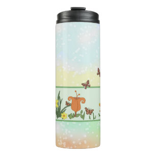 Papierfrühling Ostern Thermal Tumbler