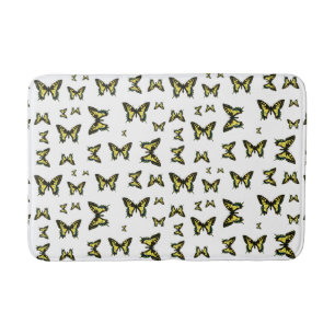 Papilio machaon - Old World Swallowtail Butterfly Bath Mat