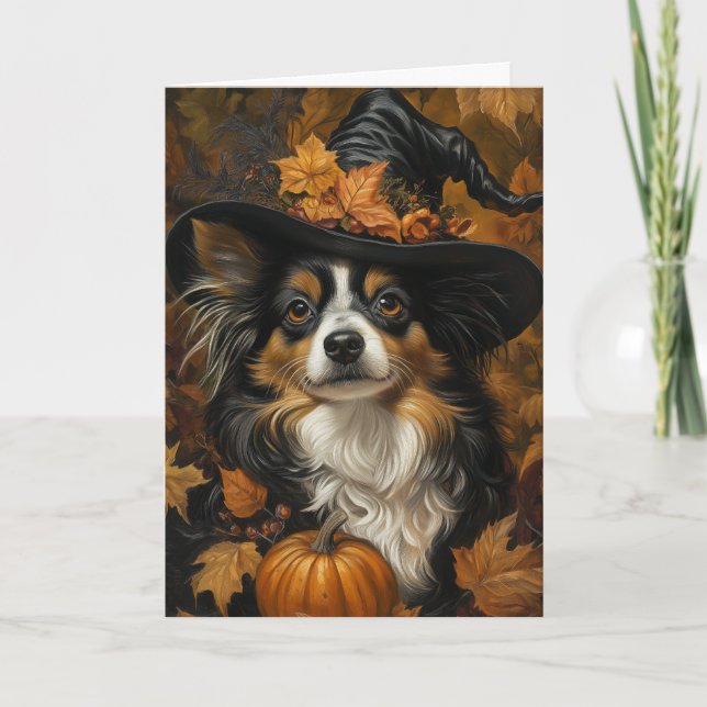 Papillion Halloween Holiday Card (Front)
