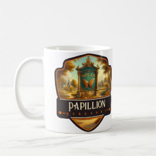 Papillion, Nebraska   Vintage Coffee Mug
