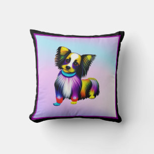 Papillion Pop Art Pastel   Cushion
