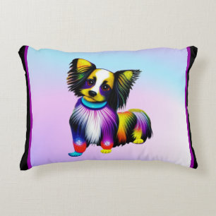 Papillion Pop Art Pastel   Decorative Cushion