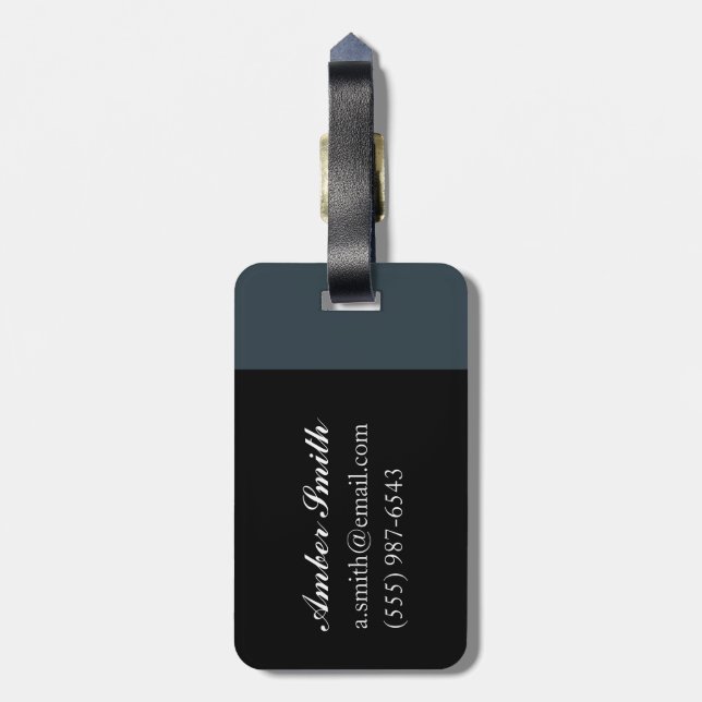 Papillon 2013 luggage tag (Back Vertical)