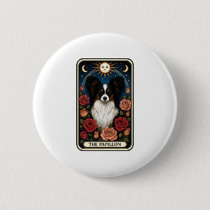 Papillon 6 Cm Round Badge