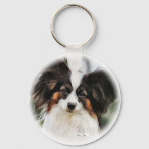 Papillon Art Gifts Key Ring